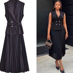 Zara  black formal dress